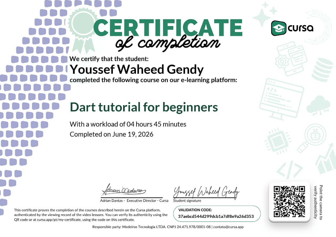 Dart Tutorial for Beginners